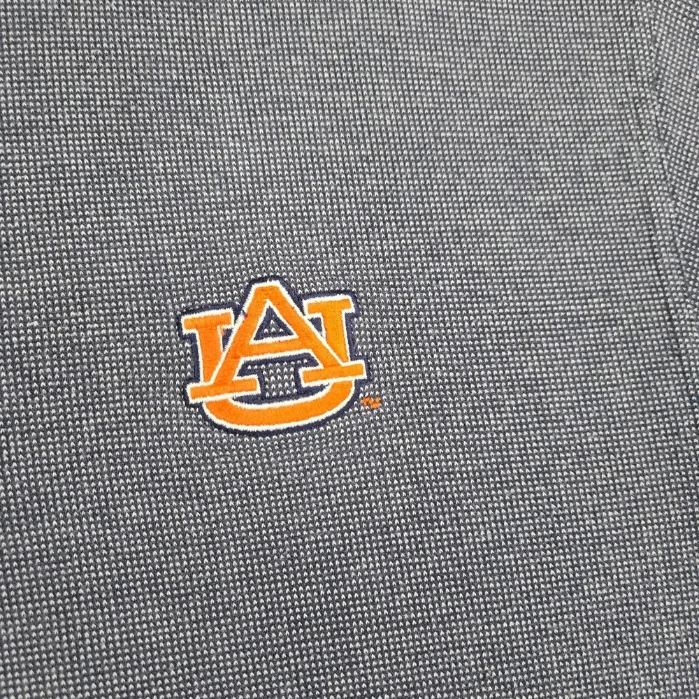 Vintage Auburn Tigers Polo Shirt Mens XL Blue Gear For Sports SEC Football 90s